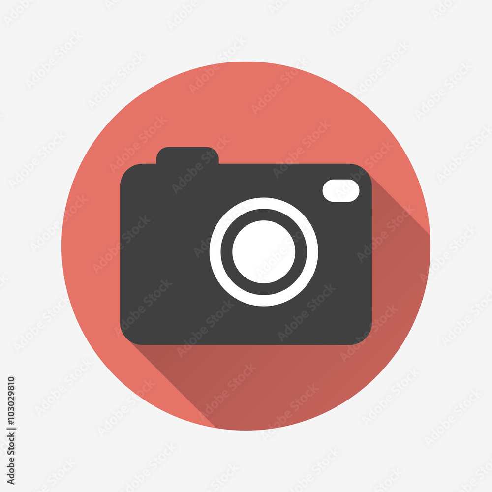 Photo - vector icon.