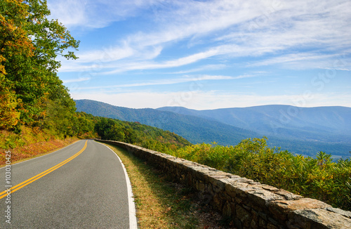 Canvas Print Shenandoah National Park