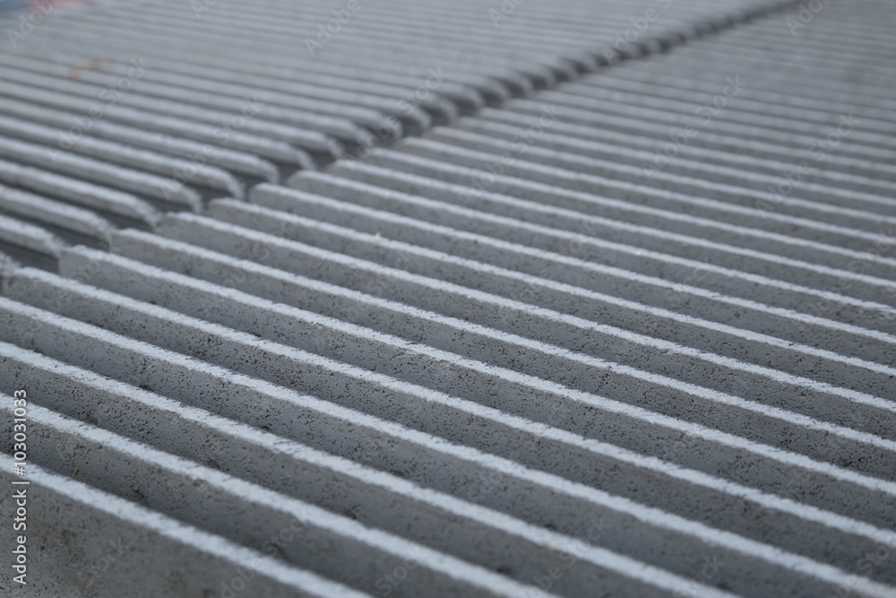 close-up texture of concrete roof tile