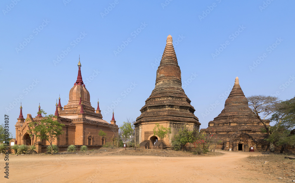 The Temples of Bagan (Pagan), Mandalay, Myanmar, Burma The Temples of Bagan (Pagan), Mandalay, Myanmar, Burma