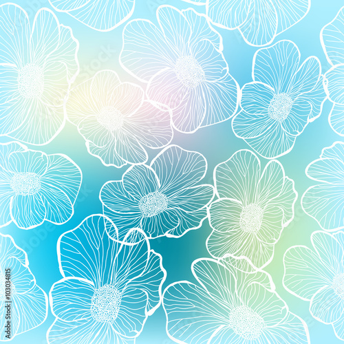 Floral seamless pattern. 