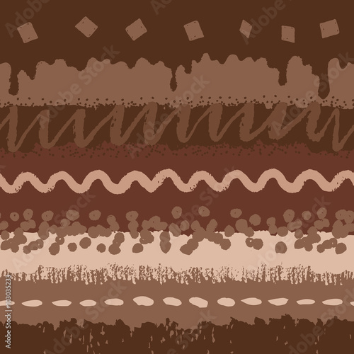 Chocolate cake seamless pattern