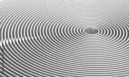 Background pattern 3d spirals, abstract digital illustration