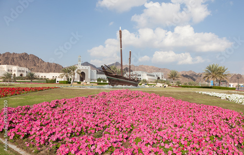 Sohar boat in Muscat, Sultanate of Oman photo