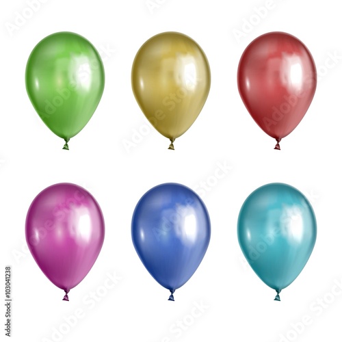  balloon set, greeting and holiday concept