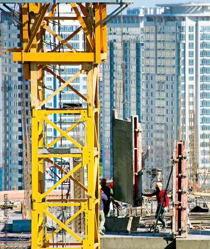 Construction site in progress