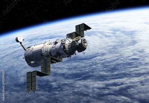 Space Station Deploys Solar Panels