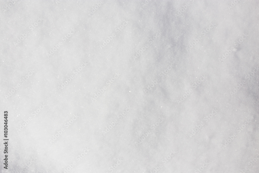 Fototapeta White background of snow on the nature