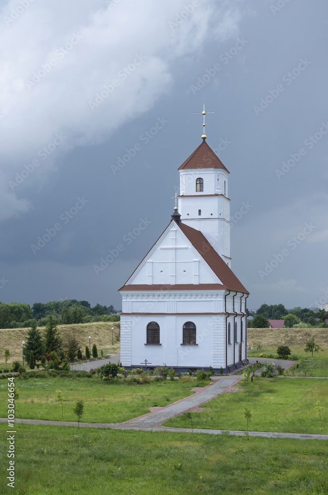 Belarus, Zaslavl: Spaso-Preobrazhensky orthodox church.
