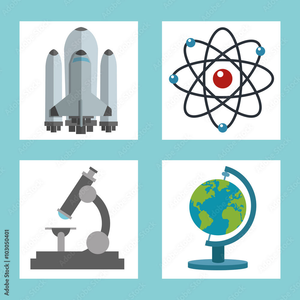 Science icons design 