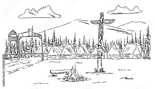 Tent camp