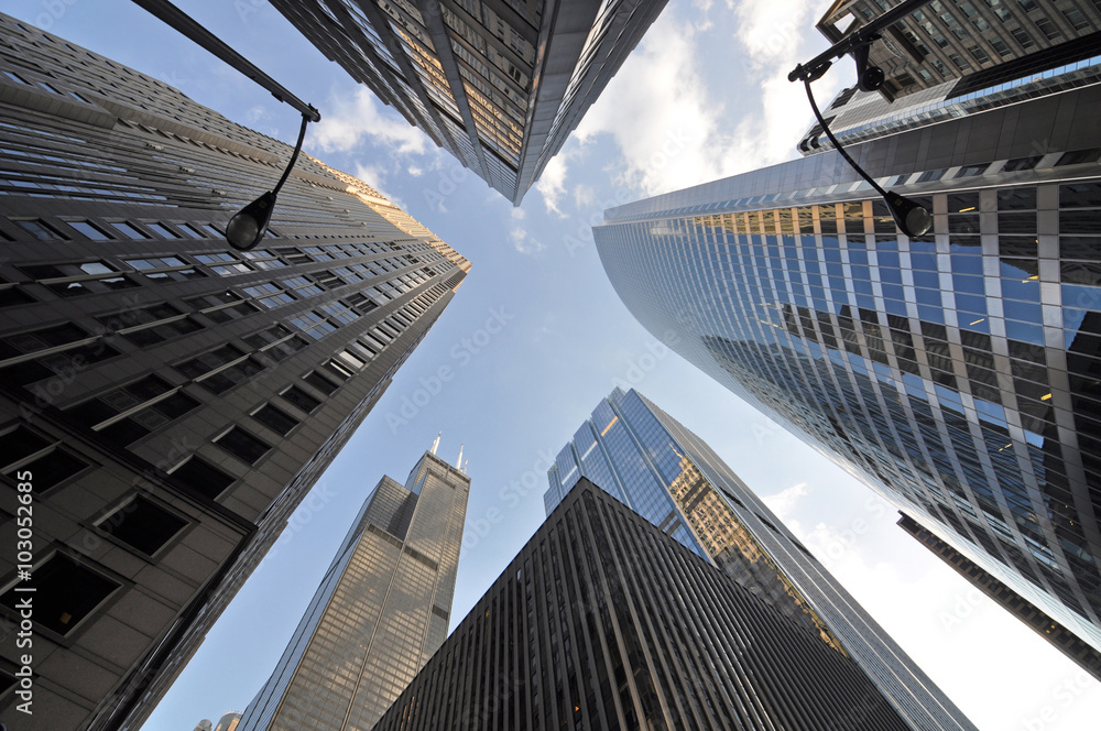 Chicago Downtown - Chicago's skyscrapers IL, USA 