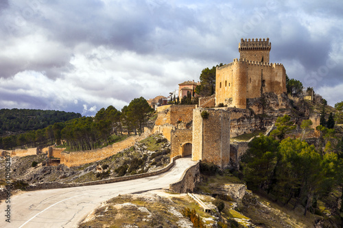 impressive medieval castle Alarcon, Spain photo