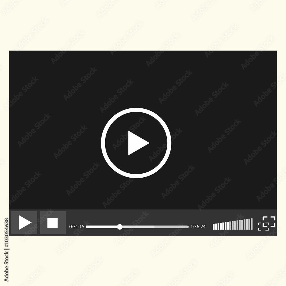 Video player concept Video player concept