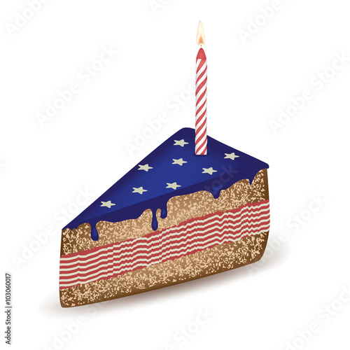 American Birthday Cake