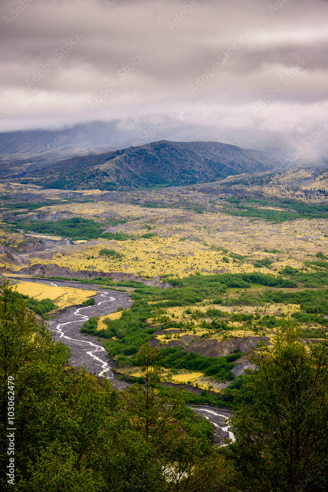 Naklejka premium Mount St. Helens