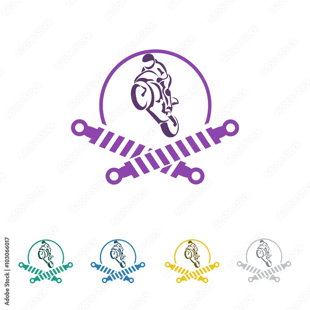 moto logo icon Vector moto logo icon Vector