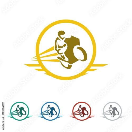 moto logo icon Vector photo