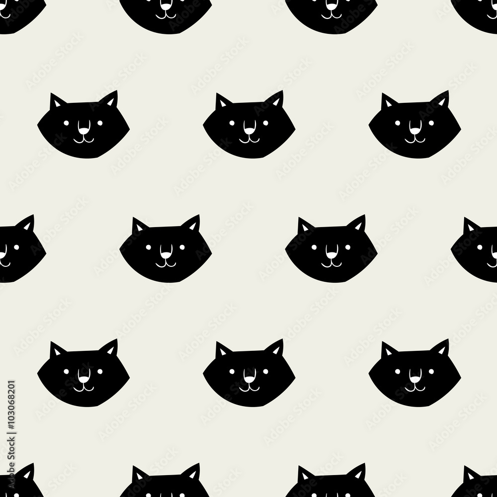 Fototapeta premium seamless cat pattern