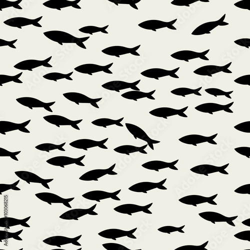 seamless fish pattern