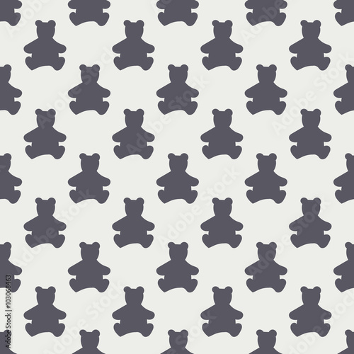 seamless bear pattern