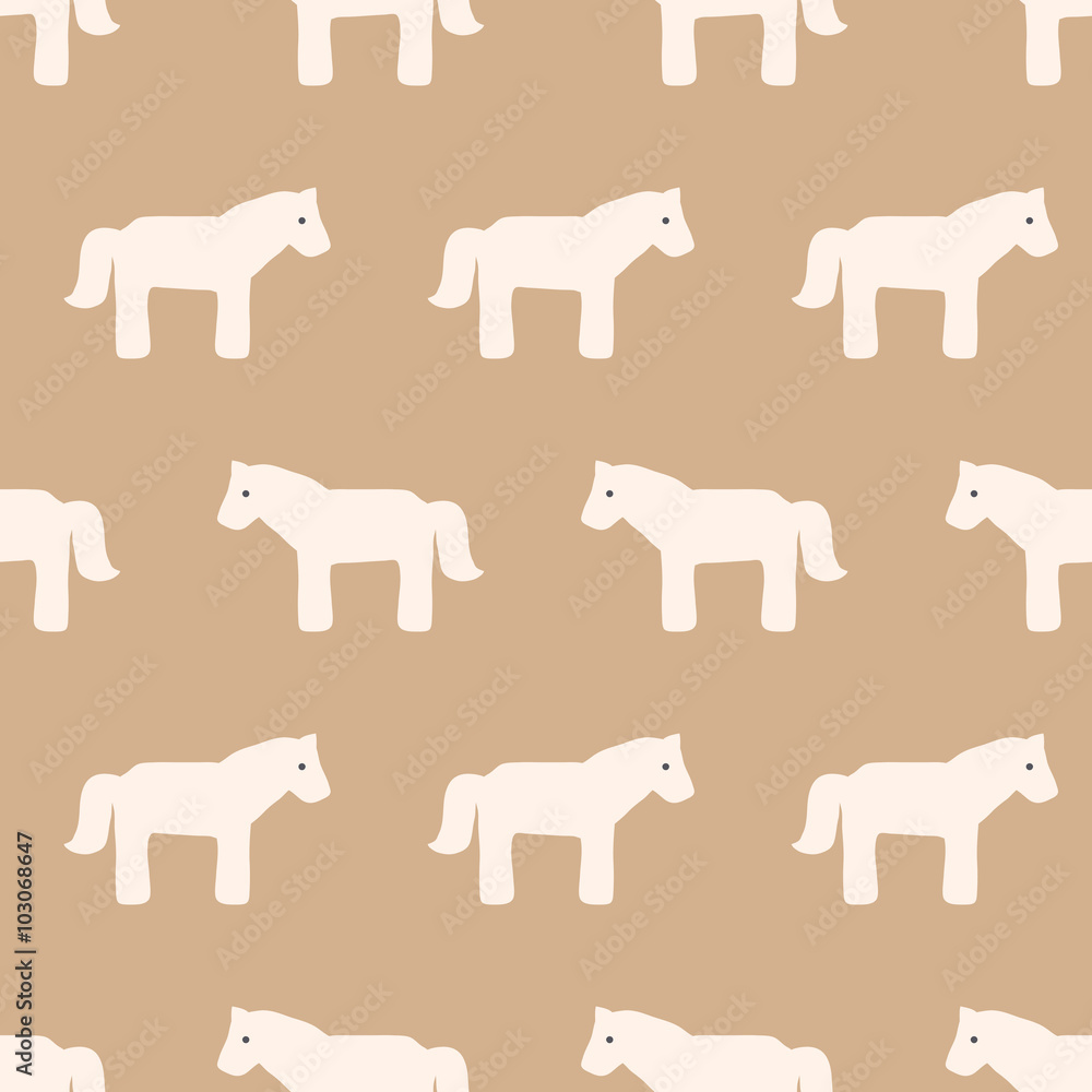 seamless horse  pattern