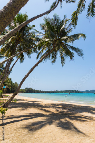 Beautiful tropical beach at island Koh Chang
