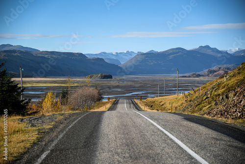 Ring road in summer of Iceland