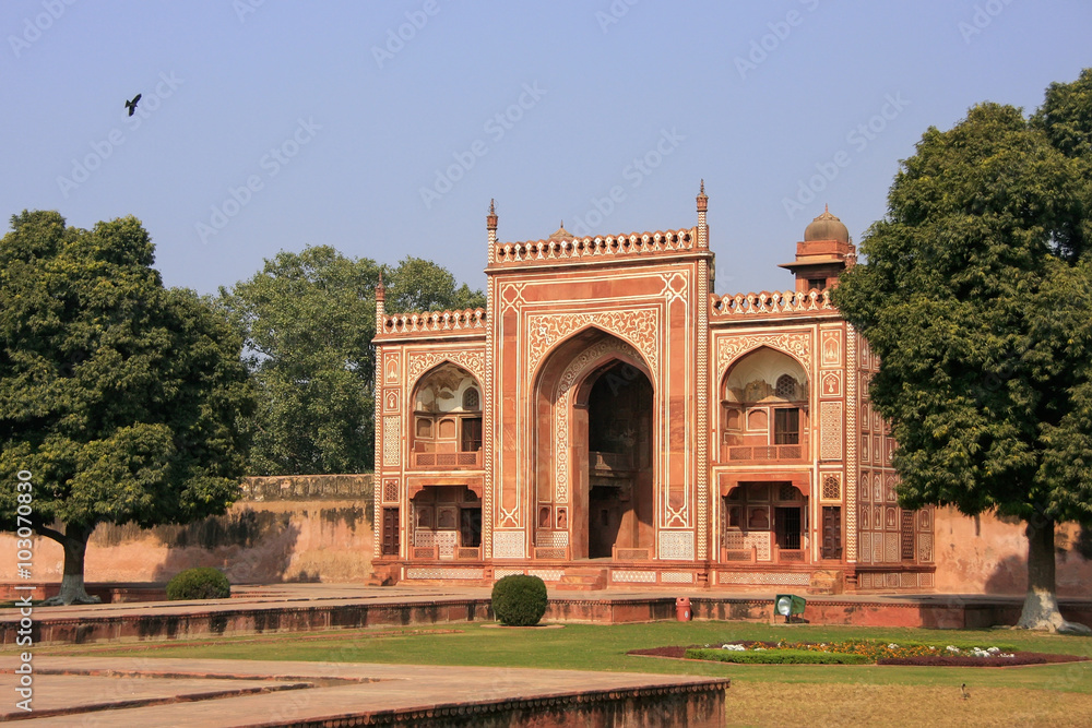 Tomb of Itimad-ud-Daulah in Agra, Uttar Pradesh, India