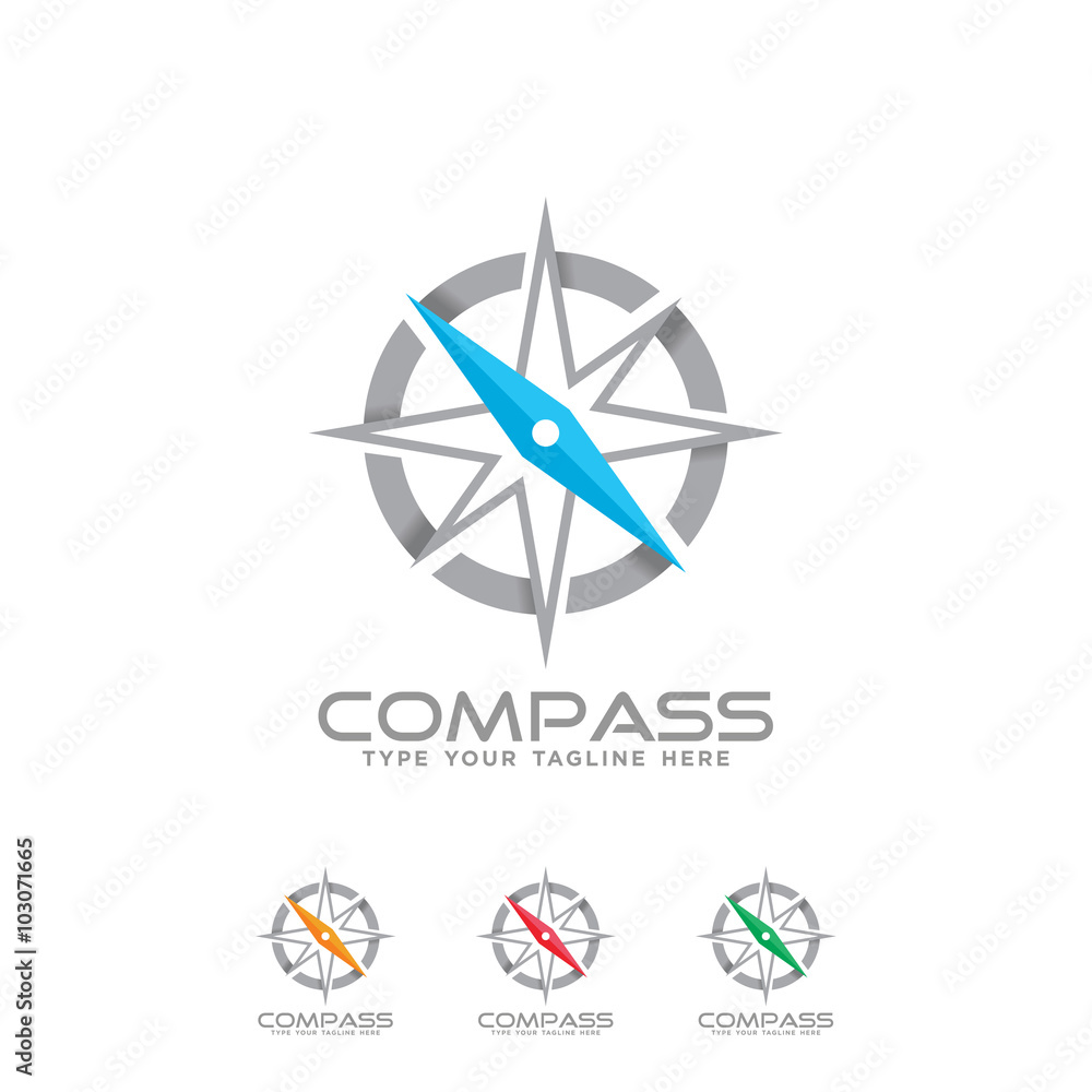 Simple Compass logo icon Simple Compass logo icon