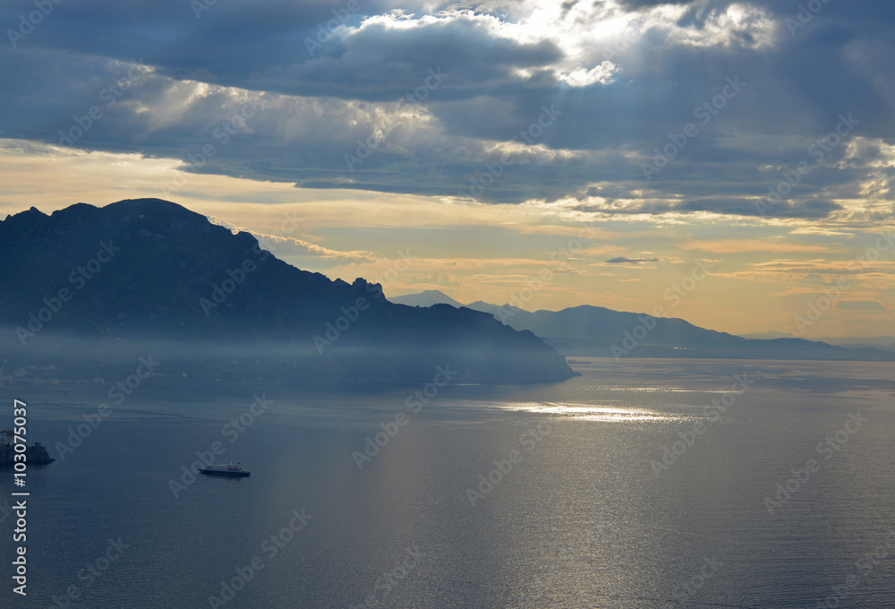 Fototapeta premium Amalfi Dawn