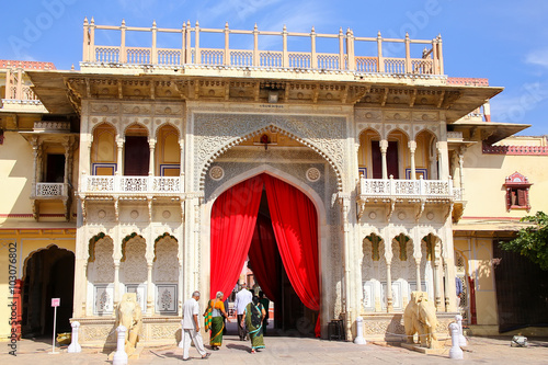 Rajendra Pol in Jaipur City Palace, Rajasthan, India