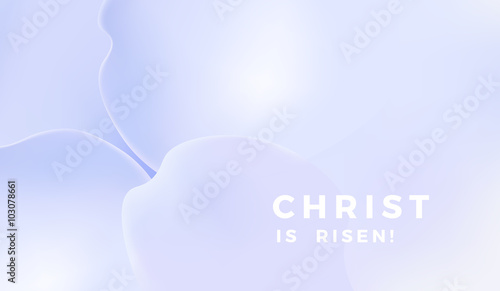 easter christian vector illustration, eps 10 with transparency and gradient mesh