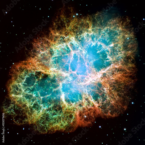Crab Nebula is a remnant of a star s supernova explosion.