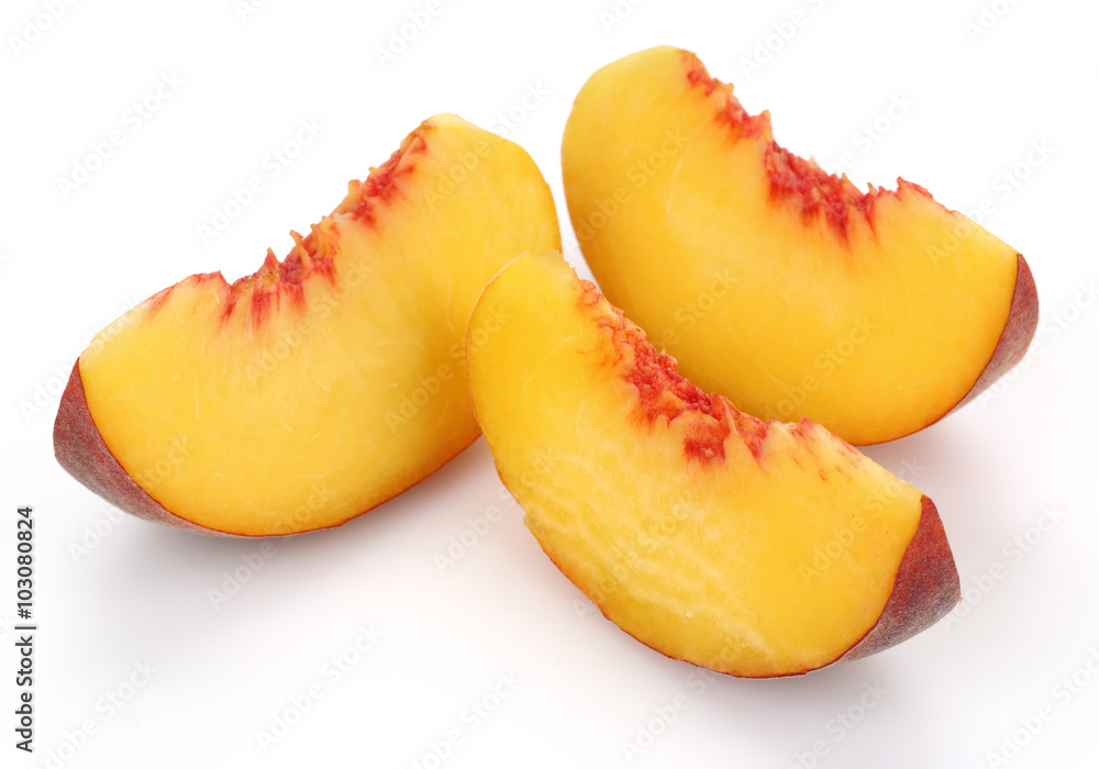 Sliced peach