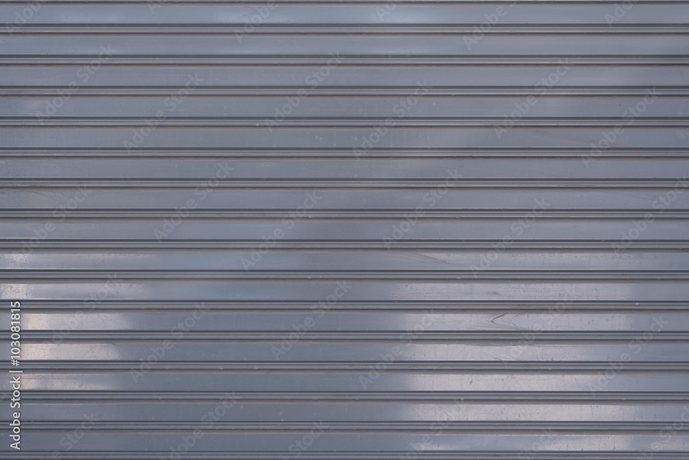 A Steel curtain in the old building to protect the front door. Made of aluminum alloy. A Steel curtain in the old building to protect the front door. Made of aluminum alloy.