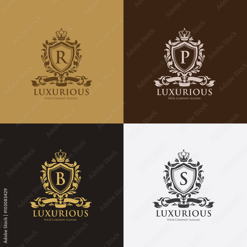 Luxury boutique identity,real estate,property,royalty logo,hotel logo,crest logo,Victorian style logo,Vector Logo Template. Luxury boutique identity,real estate,property,royalty logo,hotel logo,crest logo,Victorian style logo,Vector Logo Template.