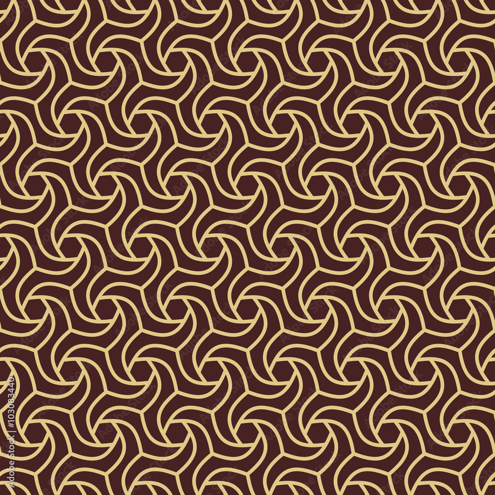 Seamless vector ornament. Modern geometric pattern with repeating elements