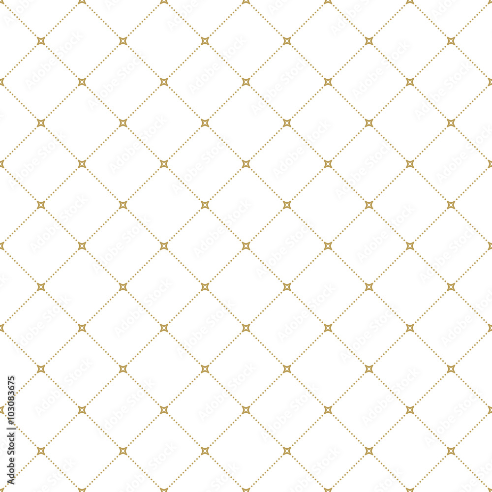 Geometric repeating vector ornament with diagonal dotted lines. Seamless abstract modern light pattern Geometric repeating vector ornament with diagonal dotted lines. Seamless abstract modern light pattern