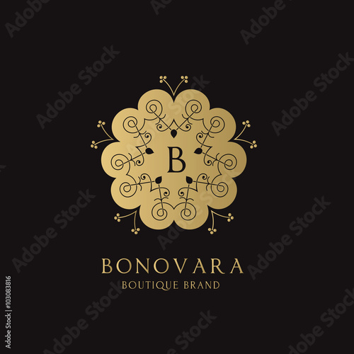 Luxury logo,boutique identity,real estate,property,royalty logo,hotel logo,crest logo,Victorian style logo,Vector Logo Template.