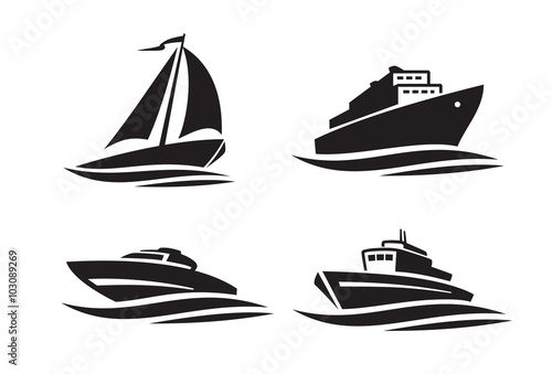 black ships icons photo