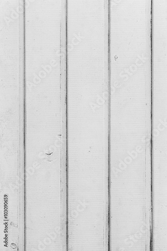 Old white wooden wall