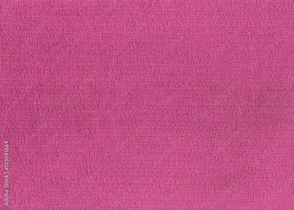 Fototapeta premium Pink cotton towel texture.