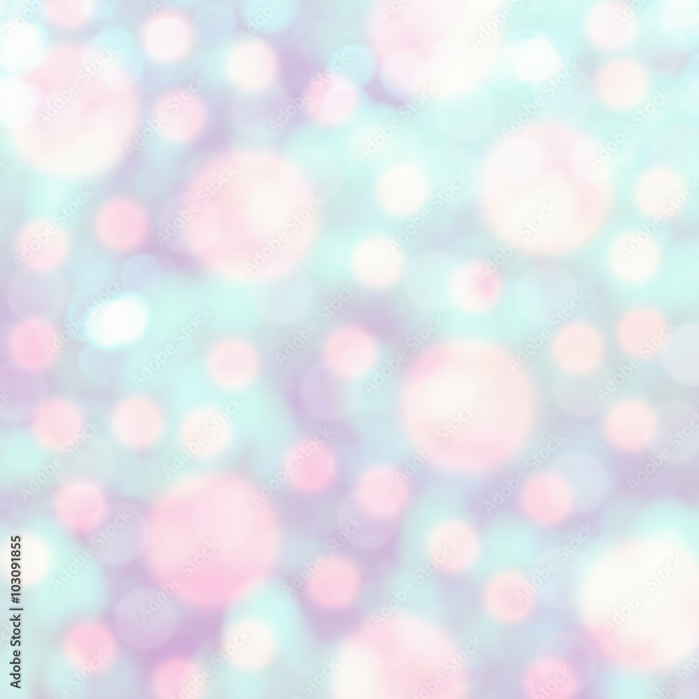 blue and pink pastel bokeh background