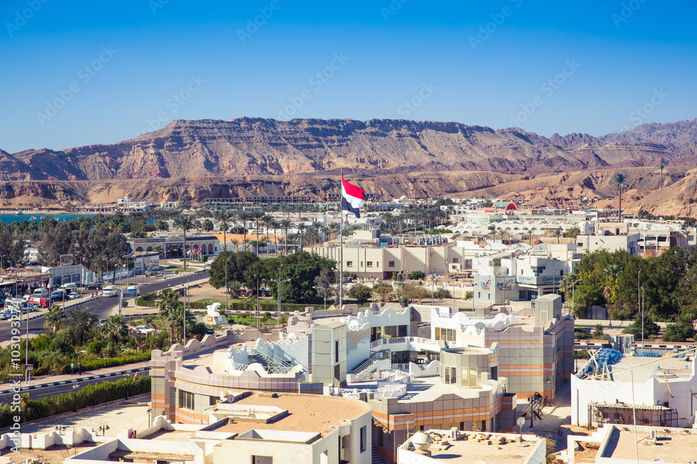 Top view of the Sharm el Sheikh
