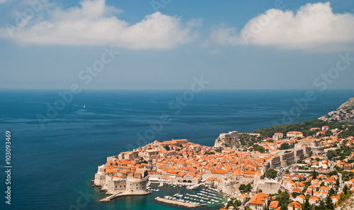 Dubrovnik, Croatia view from distance