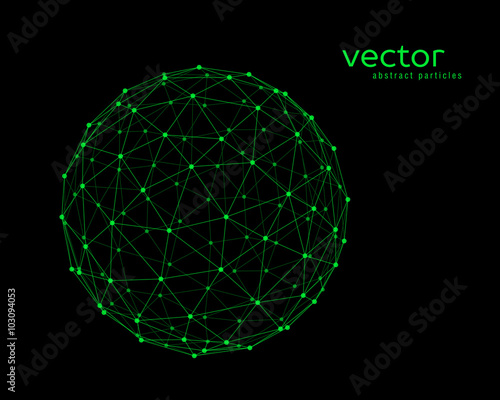 Vector illustration of sphere