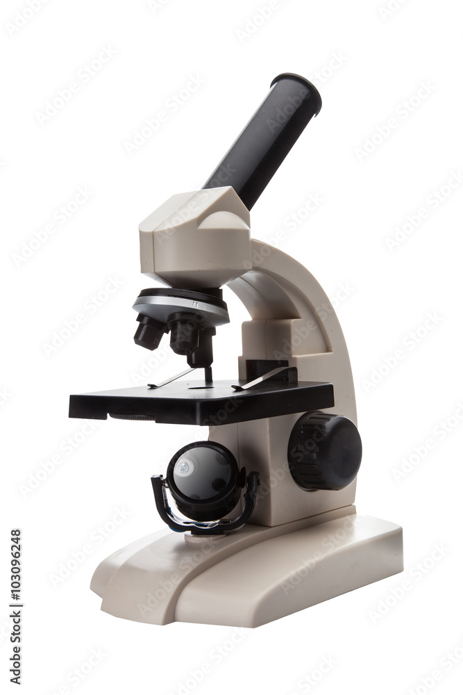 Microscope isolated on white background
Microscope isolated on white background