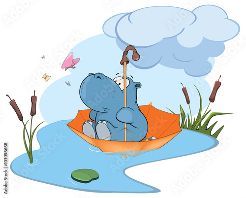 Hippo Adventure cartoon