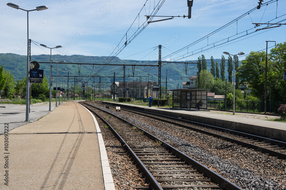 Railway station in France